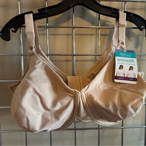 Vanity Fair Bra 40 DDD Radiant Smooth Under Clothes Underwire Tan